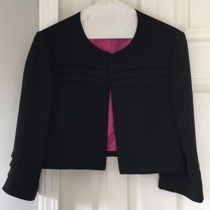 Black shirt blazer